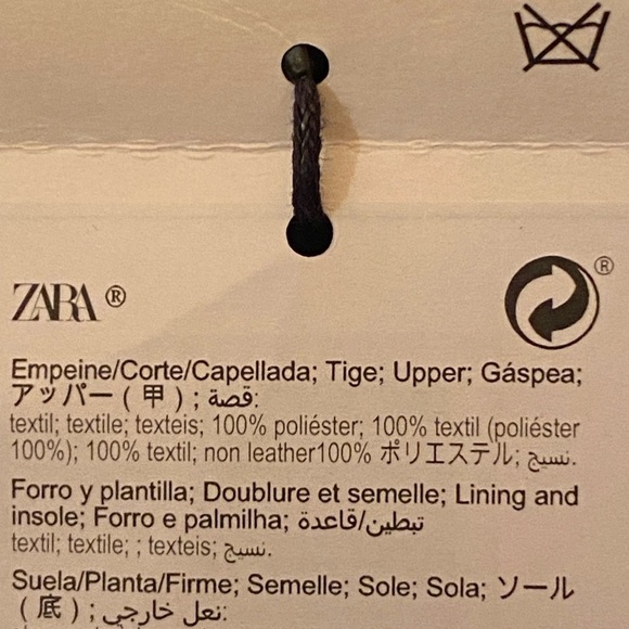 NWT. Zara Black High Heel Fabric Rhinestone Toe Ankle Boots. Size 6. - Picture 8 of 8